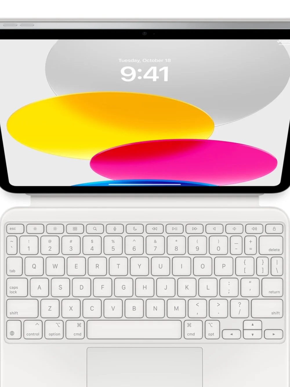Apple iPad Magic Keyboard Folio - White Nib 10th Generation